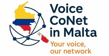 logo asociacion colombianos en malta voice conet malta vcn